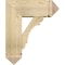 Ekena Millwork Olympic Arts and Crafts Rough Sawn Bracket w/ Offset Brace, Douglas Fir, 8"W x 20"D x 24"H BKT0806X20X24OLY03RDF - alternate 4